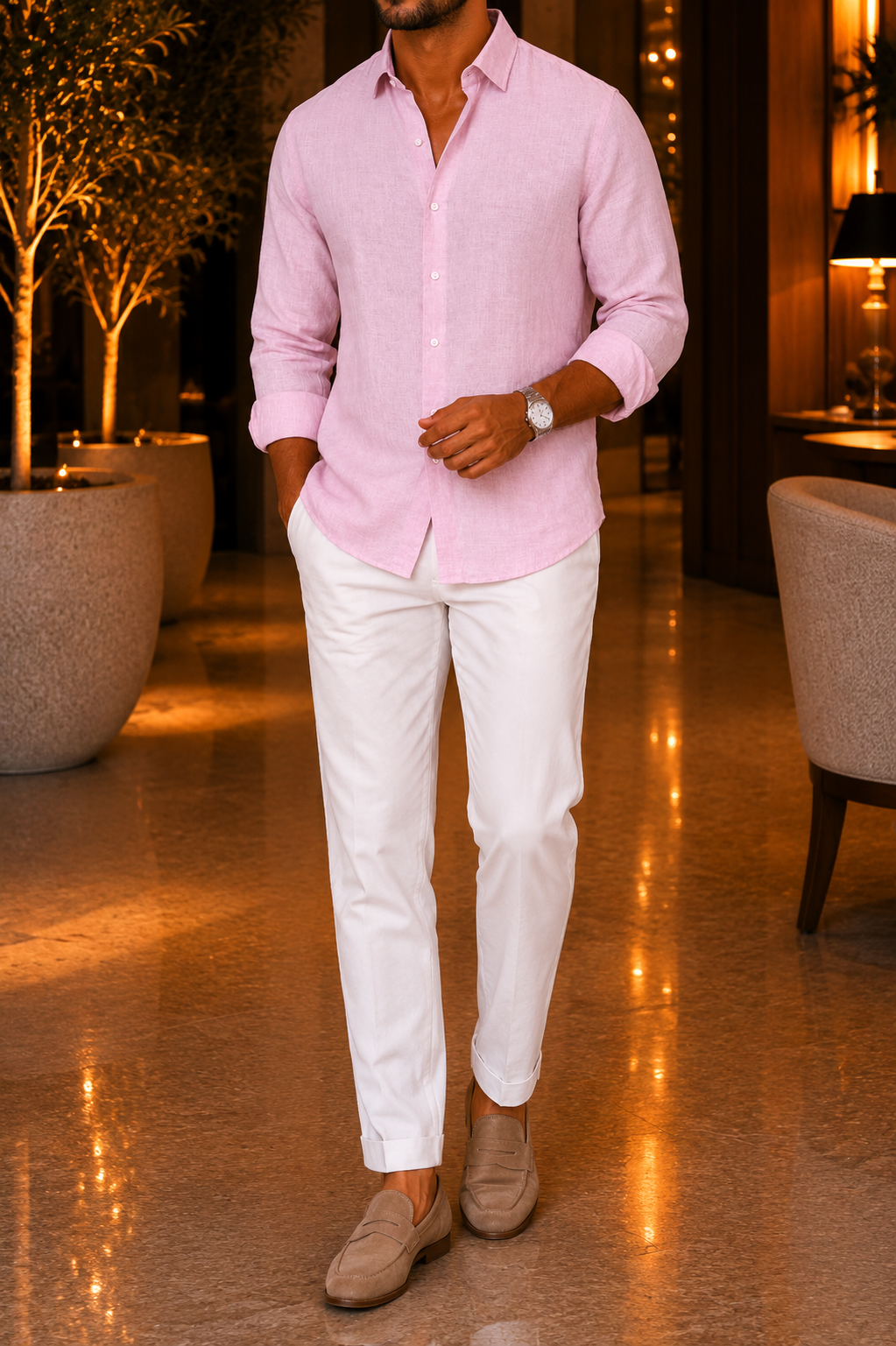 ROSE 100% LINEN SHIRT
