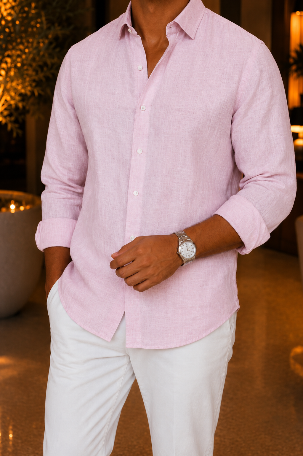 ROSE 100% LINEN SHIRT